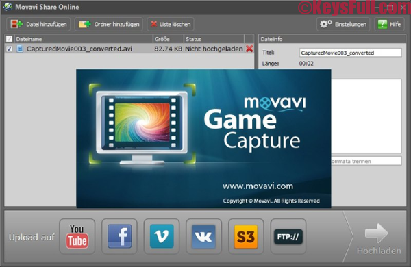 Movavi Screen Capture Studio 9.4 Serial Key