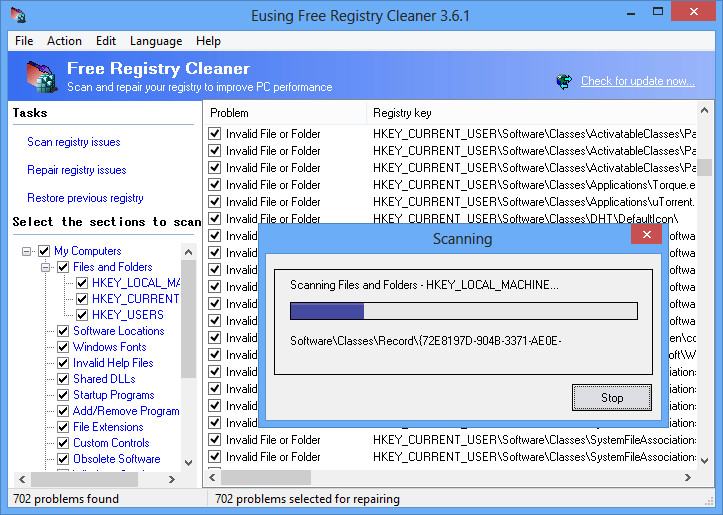 Is eusing free registry cleaner safe