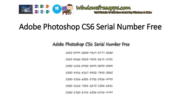 Serial Key For Cs 6